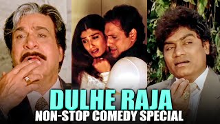 Dulhe Raja NonStop Comedy Special Video  Govinda Kader Khan Johnny Lever Raveena Tandon [upl. by Amrac]