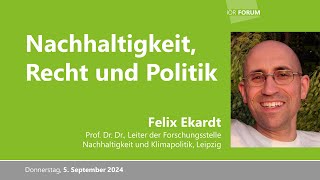 IÖRForum Nachhaltigkeit Recht und Politik [upl. by Adaiha]