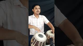 Presenting to you a rhythmic excerpt of quotTeentaal solo on Drut Layaquot  তিনতাল দ্রুত  तीनताल द्रुत [upl. by Nerral]