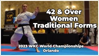 Traditional Forms Womens 42 WKC World Championships 2023 [upl. by Ahsieni]