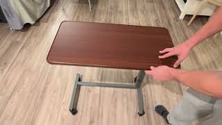 Vaunn Adjustable Overbed Bedside Table Review 3 Reasons Why This Table Is The Best On The Market [upl. by Otanutrof100]