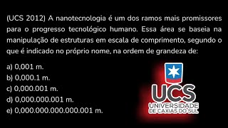 Questão de Matemática Mat Básica  UCS [upl. by Roter517]