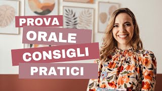 Prova orale concorso docenti  Testimonianze e consigli [upl. by Etnoled]