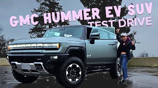 GMC HUMMER EV SUV Test drive  car interior tour [upl. by Aliahs]