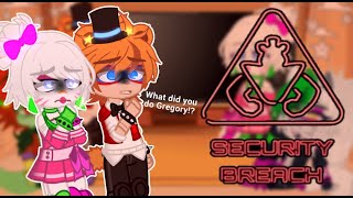 Glamrocks Animatronics React to each other and Gregory🔦Fnaf Security Breach🔦GC🔦Part 2🔦AU Read 🠗 [upl. by Trebornhoj736]