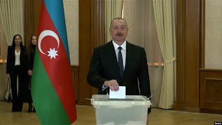 Azerbaijans Election Looks Set To Hand President Ilham Aliyev Fifth Term [upl. by Secnarfyram233]