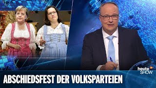 Die Krise der Volksparteien geht ungebremst weiter  heuteshow vom 16112018 [upl. by Ellerred]