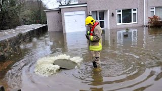 How Unclogging Street Drains Fights Back Against Heavy Rain Floods Rescue Flood Streets [upl. by Ndnarb]