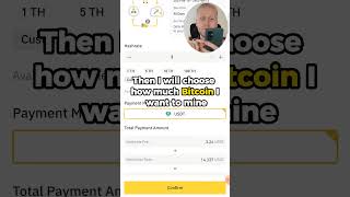 Como Minerar BITCOIN Pelo Celular 30 SEGUNDOS Cloud Mining Binance [upl. by Uzial107]