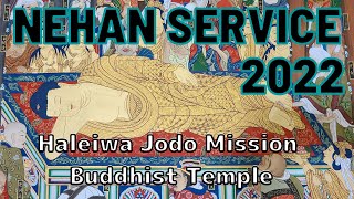 2022 February Haleiwa Jodo Mission Buddhist Temple Virtual Nehan Service [upl. by Hildegard]