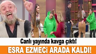 İki taraf birbirine girdi Esra Ezmeci ve çalışanlar zor ayırdı [upl. by Terrence]