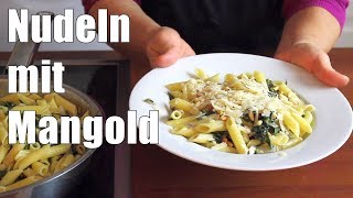 Unglaublich wie lecker diese Nudeln mit wenigen Zutaten schmecken  Mangold Pasta  Canans Rezepte [upl. by Ahseym]