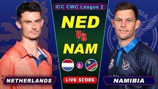 live match todayNamibia vs Netherland ICC mens league 2024NAM VS NED 5 ODI live match today [upl. by Llennoj693]