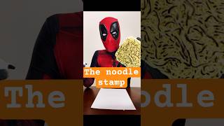 The noodle stamp lifehacks deadpool foryou funny [upl. by Muire]