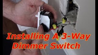 How To Replace Or Install A 3 Way Dimmer Switch [upl. by Eneloc630]