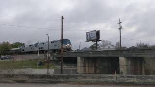 Amtrak Crescent 20 departs New Orleans 15March2020 [upl. by Budding]