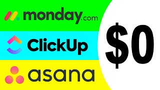 Best FREE Project Management Software 2024  Mondaycom vs Clickup vs Asana [upl. by Trebron]