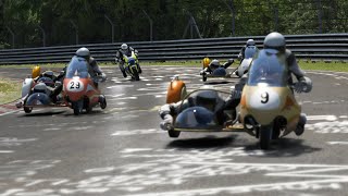 Yamaha YZFR1M 2020 vs Sidecar IMZ M63S Strela1 1968 at Nordschleife [upl. by Dora591]