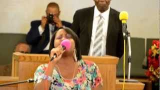 Lena ByrdMiles Singing at New Hope COGIC [upl. by Patience622]