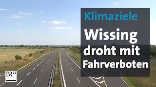 Bundesverkehrsminister Volker Wissing FDP droht mit Fahrverboten  BR24 [upl. by Ynohtnael]