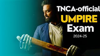 TNCA Official Umpire Exam Update 202425  Your Gateway to the Field  Panu pi [upl. by Radec419]