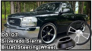 How to install 0507 Silverado Sierra Billet Steering Wheel [upl. by Gardie]