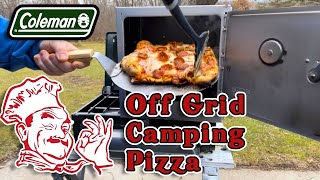 CAMPING PIZZA Coleman Oven [upl. by Eidnahs815]