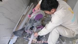 Pvc wall panel installation method [upl. by Sperry]