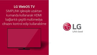 LG WebOS TV  LG Smart TVlerde simplink ayarları [upl. by Albright813]