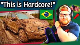 AMERICAN Reacts to Crazy Offroading in BRAZIL INSANE RECOVERIES [upl. by Jaylene656]