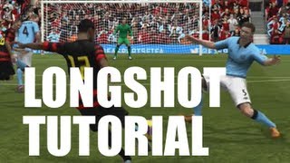 FIFA 13  How to Score Long Shots Tutorial 1 [upl. by Nairim]