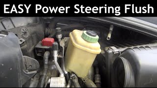 How to fully Flush Your Power Steering Fluid DIY Tutorial on My Porsche Cayenne Turbo [upl. by Stefanac]