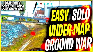 COD MODERN WARFARE GLITCHES NEW EASY SOLO UNDER MAP PORT OF VERDANSK GROUND WAR [upl. by Ecarg]