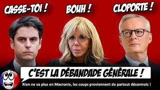 Brigitte Macron et Gabriel Attal HUÉS Bruno Le Maire en roue libre La Macronie part en SUCETTE [upl. by Ennaeus]