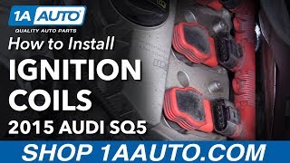 How to Replace Ignition Coils 1419 Audi SQ5 [upl. by Citarella]