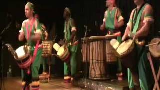 Djembe Master Bolokada Conde Djembe Drums with Les Percussions Melenke Peform at La Pena [upl. by Guise92]