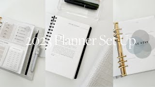 My 2023 Planner Set Up Spiral Goal Planner amp Custom Main Agenda  MadyPlans [upl. by Markland]