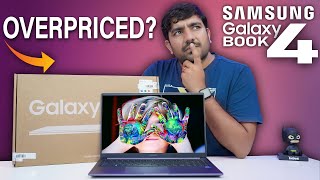 SAMSUNG Galaxy Book 4Best Laptop Under 80K 😔Unboxing amp Review Hindi [upl. by Ithsav]