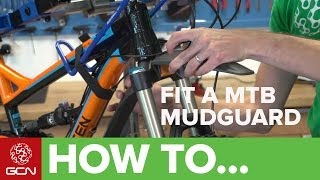 How To Fit A Mountain Bike Mudguard  Fit An SKS Shockboard [upl. by Gilletta807]