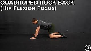 Quadruped Rock Back Hip Flexion Focus [upl. by Mosra94]