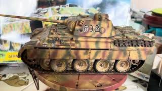 Zvezda’s 135 Panther D Post Build Review and view [upl. by Buchheim412]