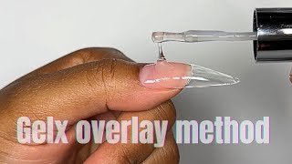 Transforming my nails with the revolutionary GELX Overlay method [upl. by Naihtniroc]