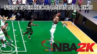 I played my first ever rec game in NBA 2K25 [upl. by Marquet]