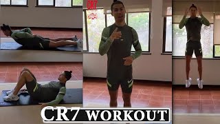 Cristiano Ronaldo Shows his Workout Routine [upl. by Meir853]