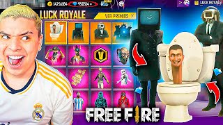 ¡COMPRE TODA LA COLABORACION DE FREE FIRE X SKIBIDI TOILET 🔥 EL FIN 🔥 [upl. by Arymahs]