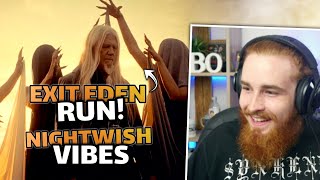 ultra NIGHTWISH Vibes 😍 EXIT EDEN  Run Ft Marco Hietala Official Video Napalm Records Reaction [upl. by Ellan8]