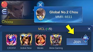 I MET 4 GLOBALYOUTUBER in MCL  WIN OR LOSE  Mobile Legends [upl. by Nabru]