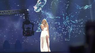 Second Rehearsal of Kasia Moś from Poland  Flashlight  Eurovision Kyiv [upl. by Arytas]