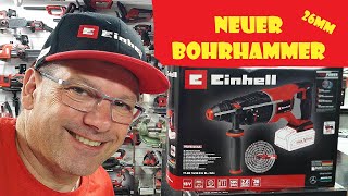 Einhell Akku Bohrhammer TPHD 1826 D Li BL Unboxing  1Test EinhellHarry einhell [upl. by Ro]