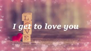 Ruelle I Get to Love You Lyric Video [upl. by Neff61]